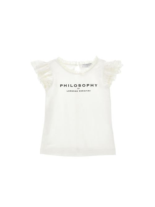 T-shirt, bambina, logata. PHILOSOPHY | I1G600 72010001